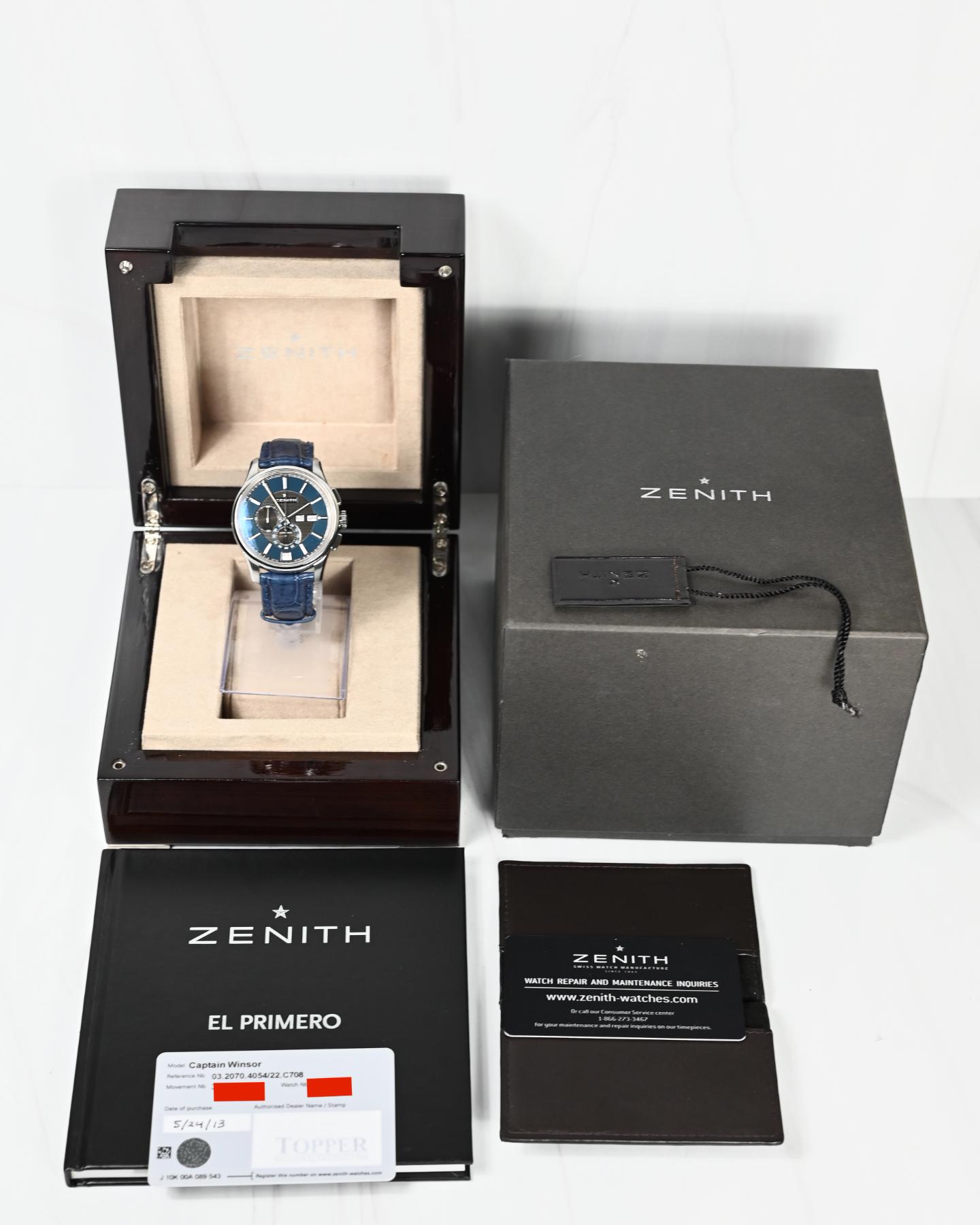 Zenith Winsor Annual Calendar Captain